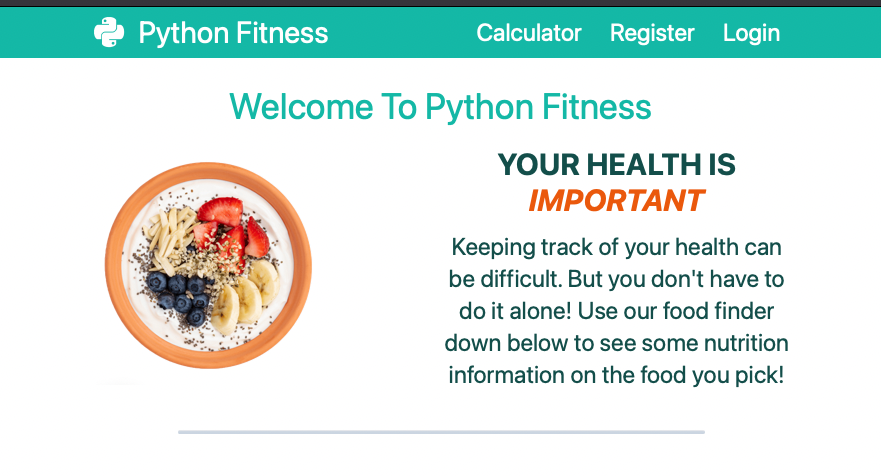 Python fitness dashboard